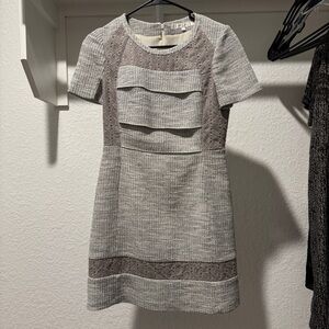 Formal Gray Women's Mini Dress from Korea